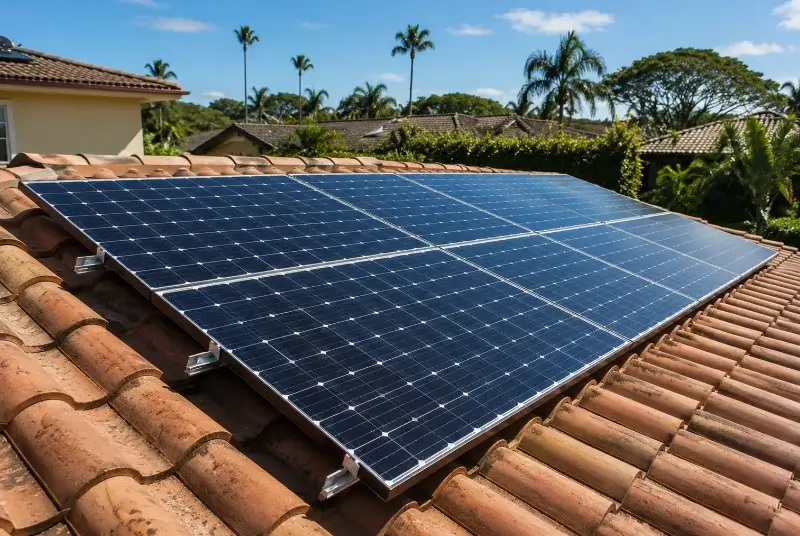 Installation de panneaux solaires à Vieussan